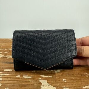 Ted Baker London Black Chevron Wallet